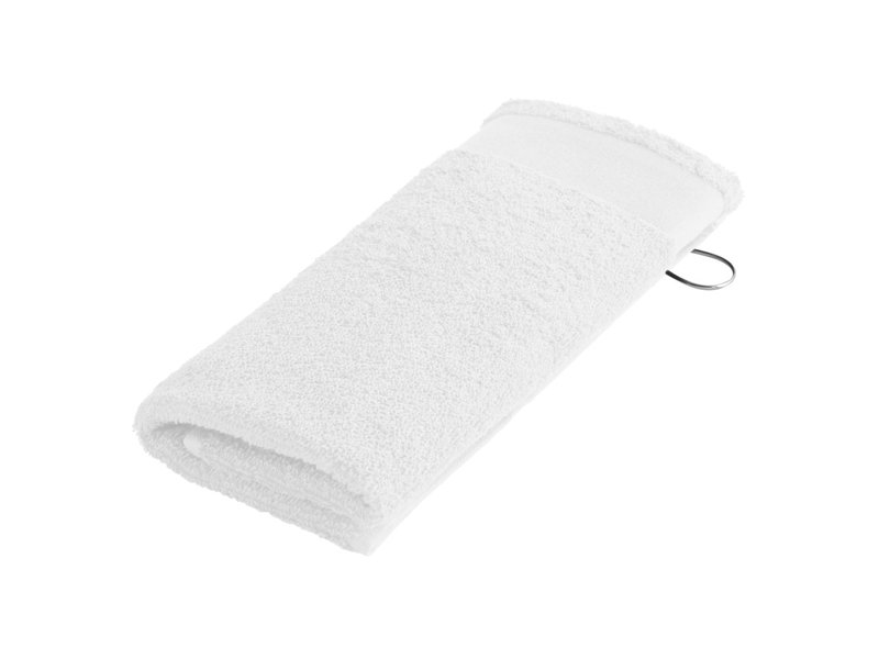 Sophie Muval golfhanddoek met clip, met een band