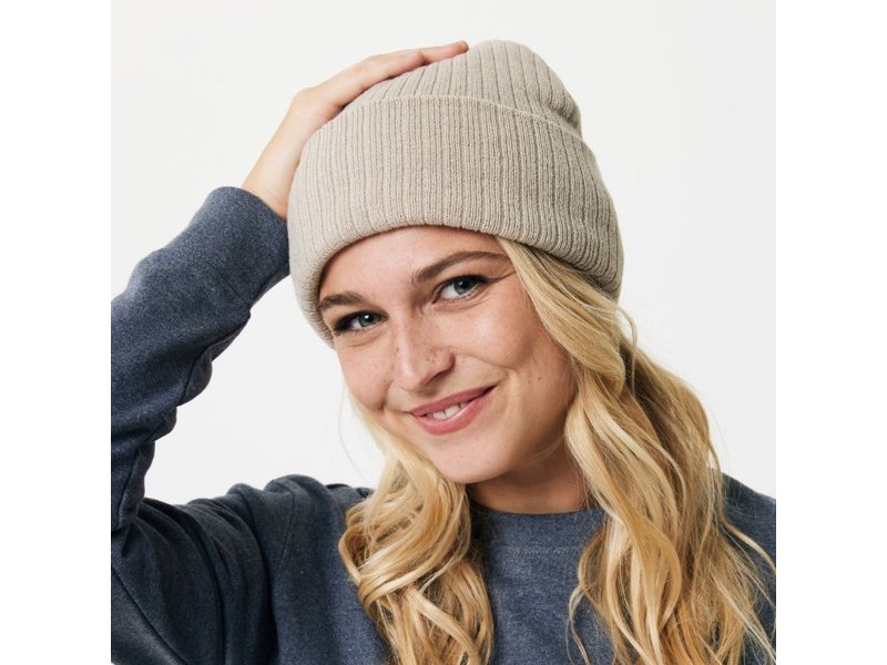 Klassieke wintermuts borduren