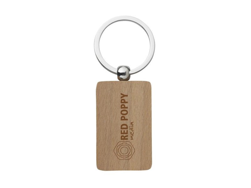 WoodKey Rectangle sleutelhanger