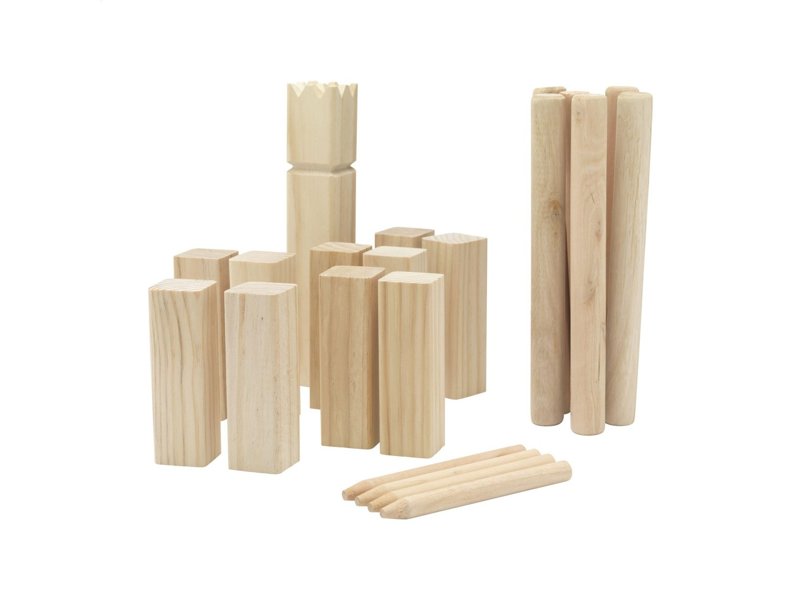 Kingdom Kubb Outdoor Game spel Kingdom Kubb Outdoor Game spel
