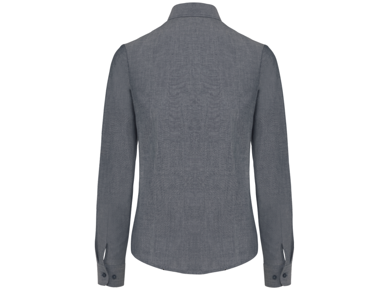 Kariban Dames oxford blouse lange mouwen Kariban Dames oxford blouse lange mouwen