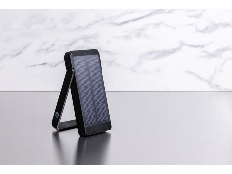 Skywave RCS gerecyclede kunststof zonne-powerbank 10000 mAh