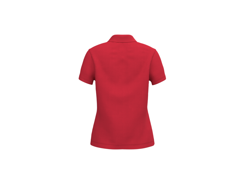 Kariban Piqué-damespolo korte mouwen