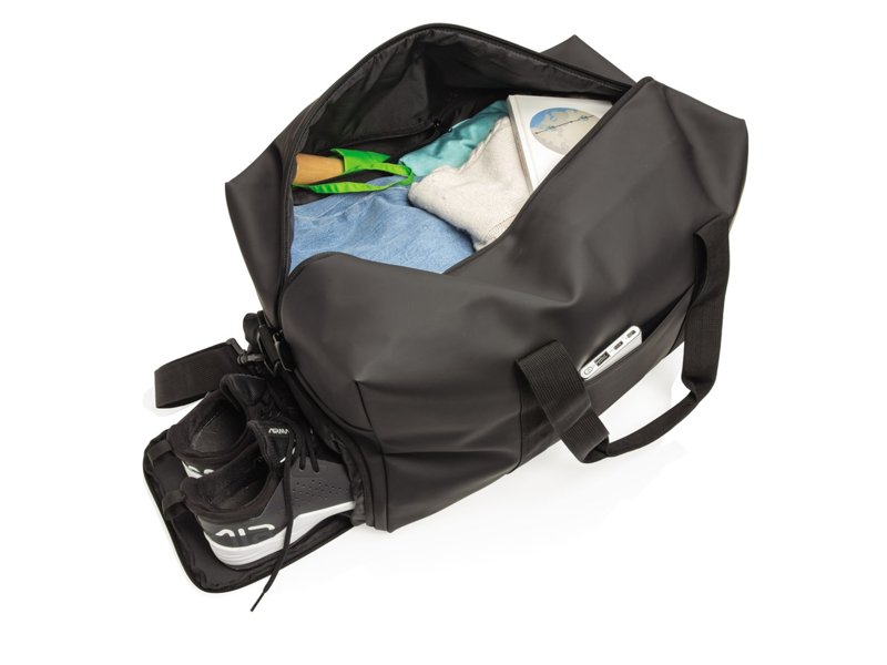 Smooth PU weekendtas PVC-vrij