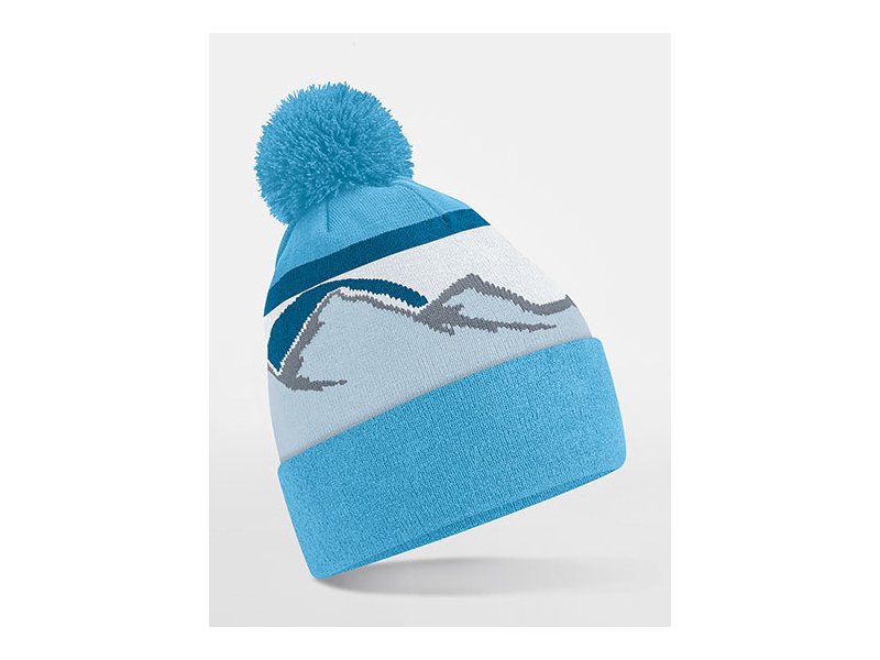 Beechfield - Mountain Peaks Pom Pom Beanie