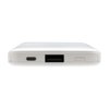 5.000 mAh zakformaat powerbank met geïntegreerde kabels 5.000 mAh zakformaat powerbank met geïntegreerde kabels