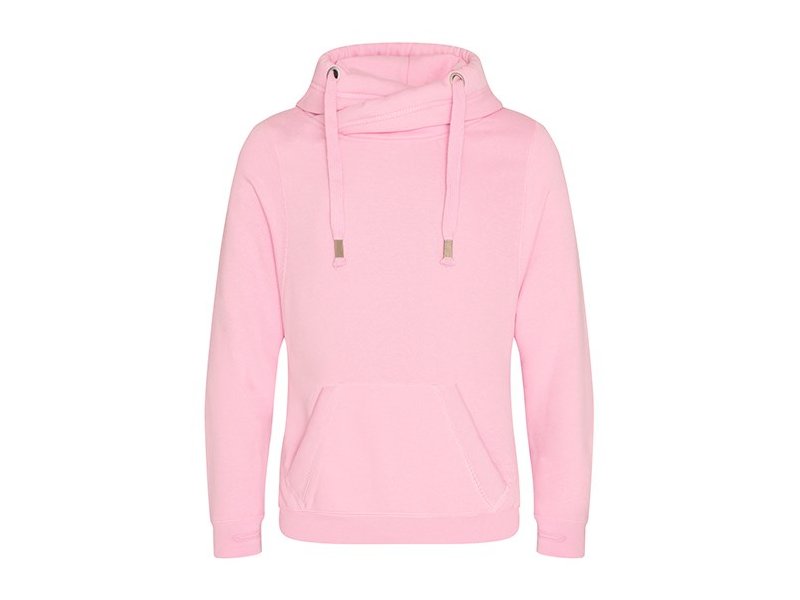 Just Hoods - Cross Neck Hoodie Just Hoods - Cross Neck Hoodie