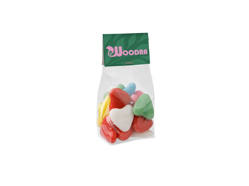 Blokzakje kopkaartje 100 gram snoep