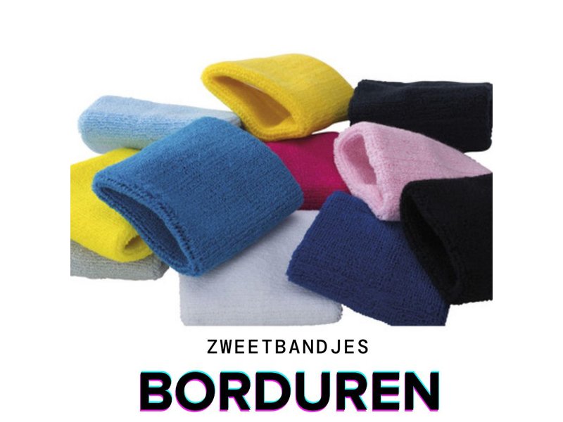 Borduren zweetbandjes