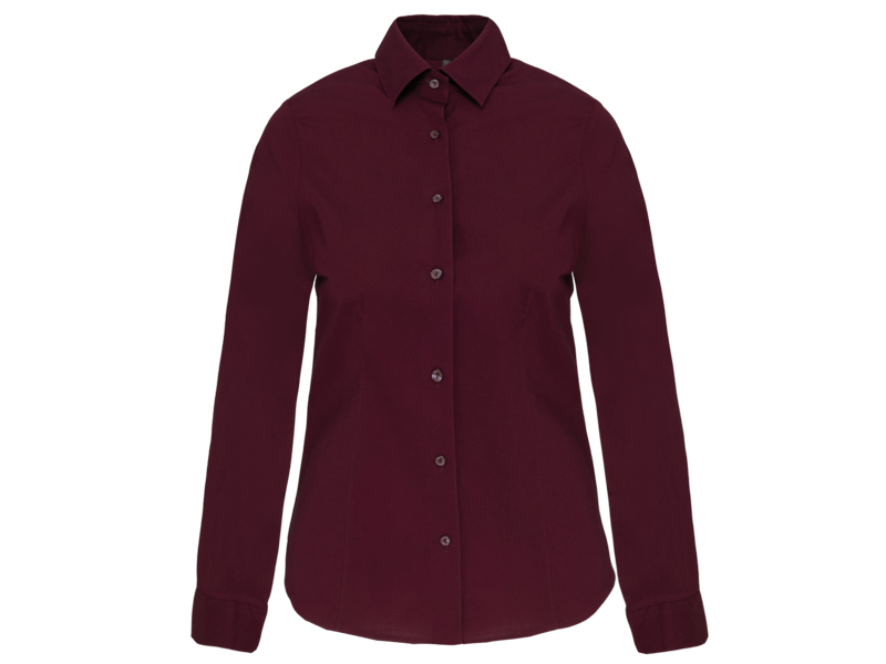 Kariban Dames stretch blouse lange mouwen Kariban Dames stretch blouse lange mouwen