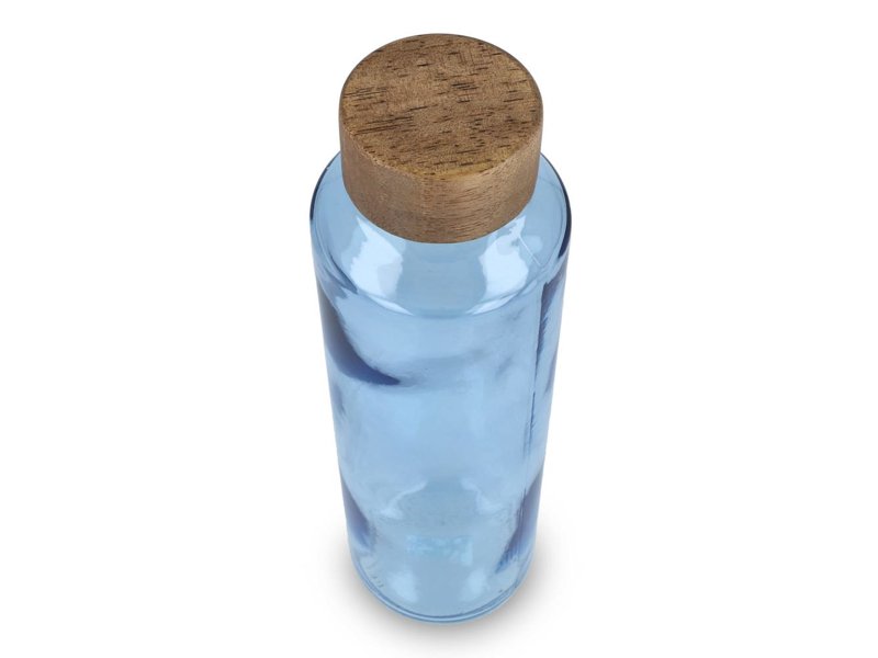 InSideOut Gerecyclede glazen Waterfles ReuuZ met houten dop 650 ml InSideOut Gerecyclede glazen Waterfles ReuuZ met houten dop 650 ml