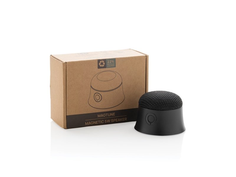 Magtune RCS gerecyclede plastic magnetische 5W-luidspreker Magtune RCS gerecyclede plastic magnetische 5W-luidspreker