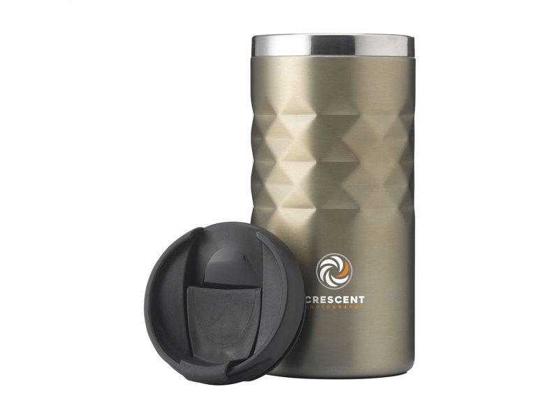 Geometric Mug RCS Recycled Steel 280 ml thermosbeker Geometric Mug RCS Recycled Steel 280 ml thermosbeker