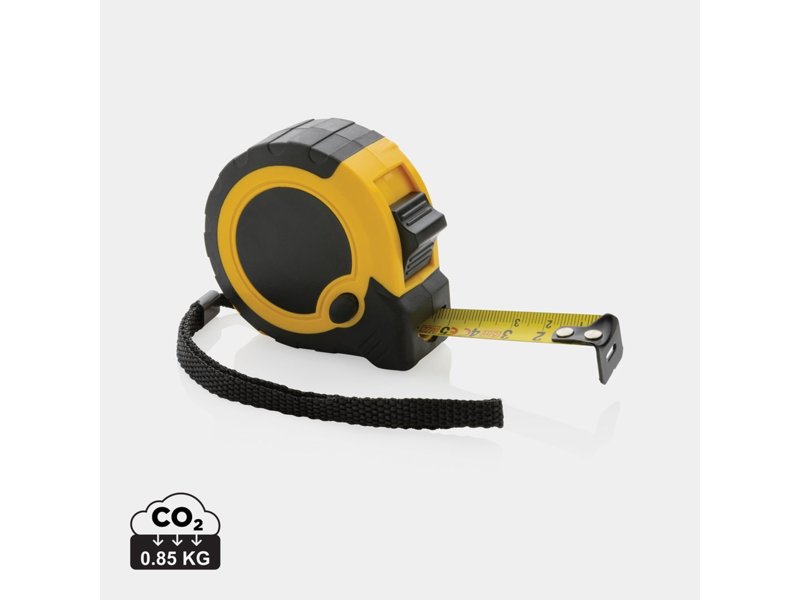 RCS gerecycled plastic 5M/19 mm rolmaat met stop knop RCS gerecycled plastic 5M/19 mm rolmaat met stop knop