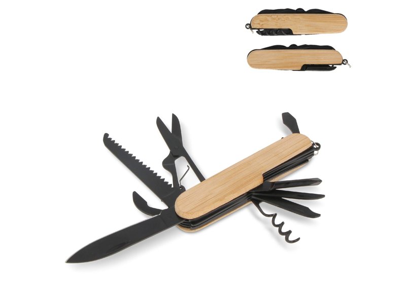 Multitool bamboe 9 functies