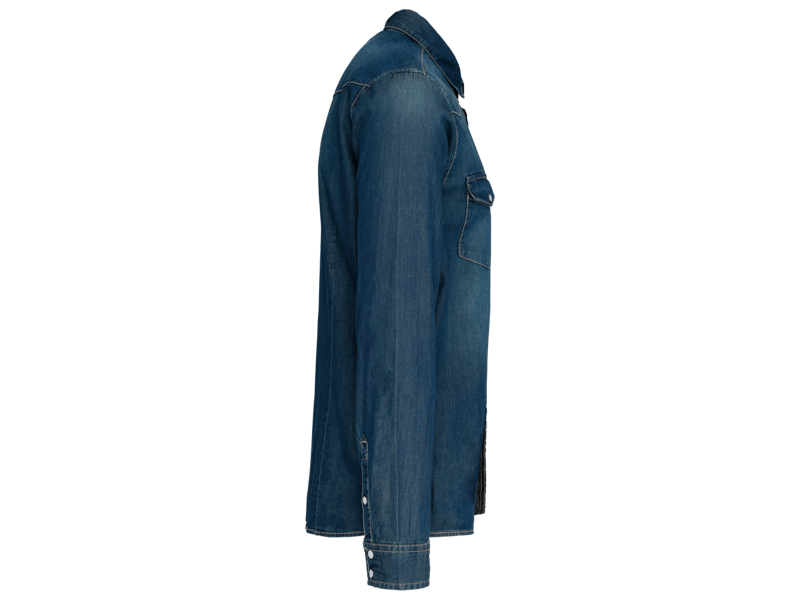 Kariban Heren denim overhemd lange mouwen Kariban Heren denim overhemd lange mouwen