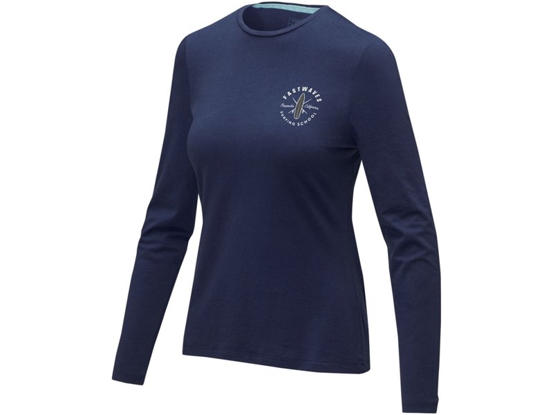 Ponoka biologisch dames t-shirt met lange mouwen| TotZiens Ponoka biologisch dames t-shirt met lange mouwen| TotZiens