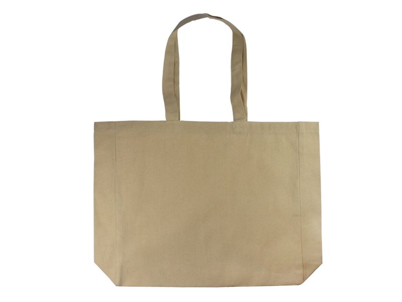 Katoenen shopper met souffle Katoenen shopper met souffle