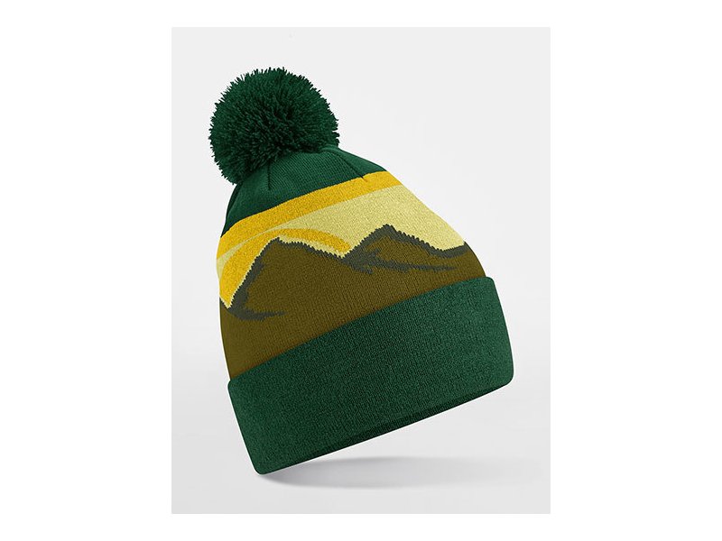 Beechfield - Mountain Peaks Pom Pom Beanie