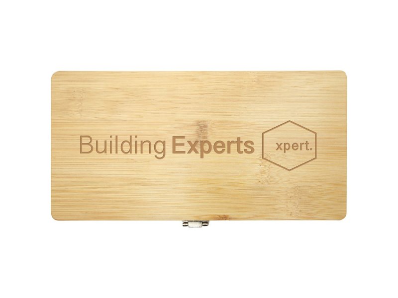 Rivet 19-delige gereedschapsset van bamboe/gerecycled plastic