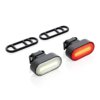 Lumino RCS rplastic USB-oplaadbare fietslamp set