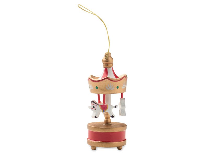 Houten carrousel ornament