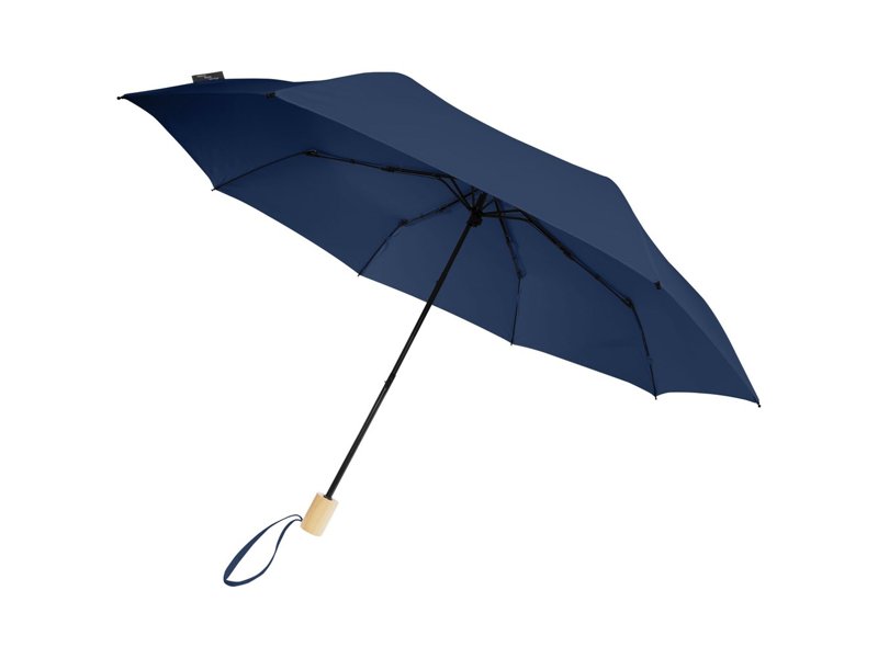 Birgit 21'' opvouwbare windproof gerecyclede PET-paraplu