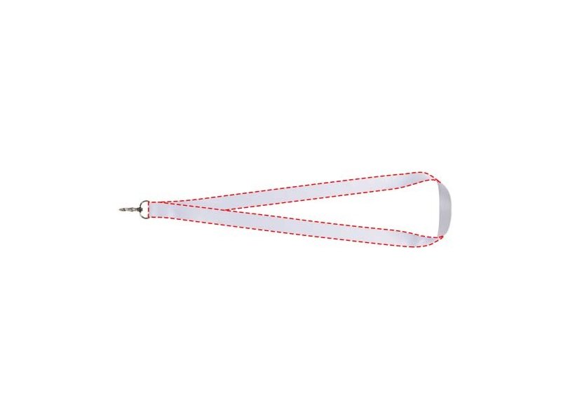 Lana gerecyclede PET lanyard - dubbelzijdige sublimatie