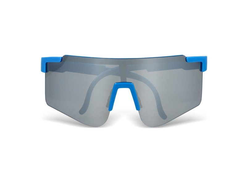 Sportzonnebril met spiegelende glazen Sportzonnebril met spiegelende glazen