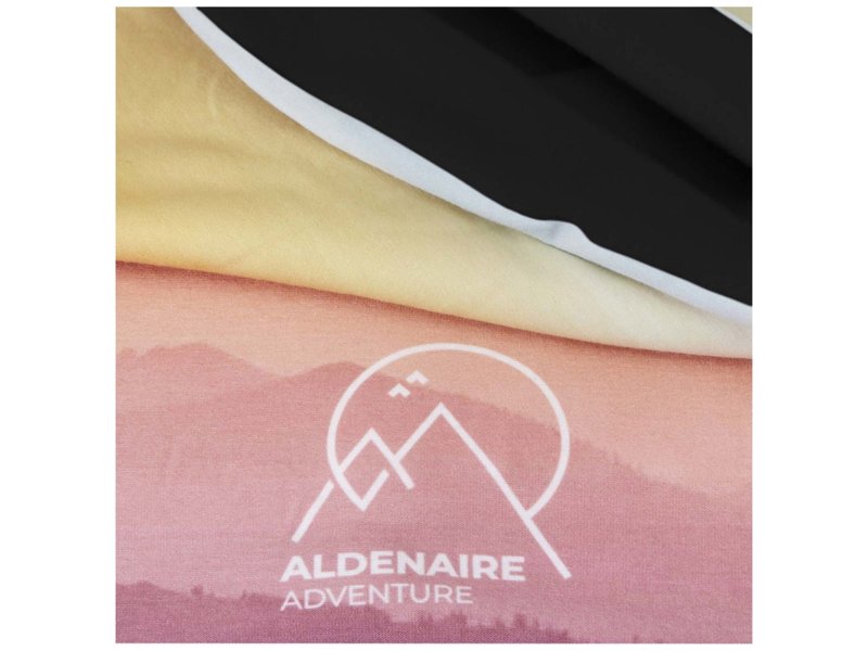 Zoya RPET sublimatie multi-scarf met zomen en fleecelaag Zoya RPET sublimatie multi-scarf met zomen en fleecelaag