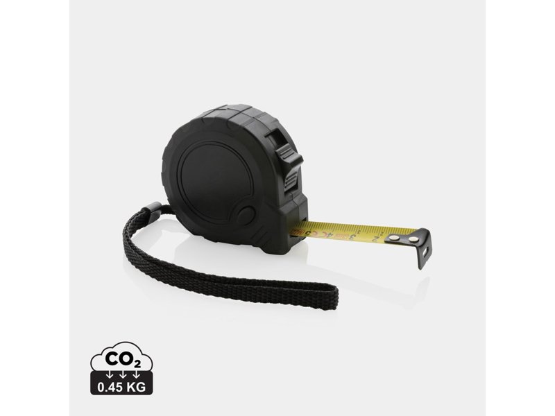 RCS gerecycled plastic 3M/16 mm rolmaat met stopknop RCS gerecycled plastic 3M/16 mm rolmaat met stopknop