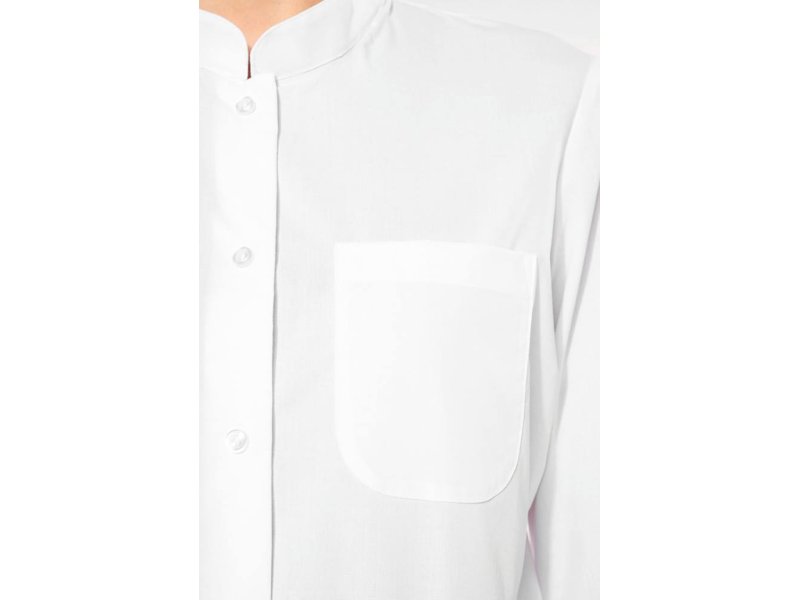 Kariban Damesblouse met "Mao" kraag lange mouwen Kariban Damesblouse met "Mao" kraag lange mouwen