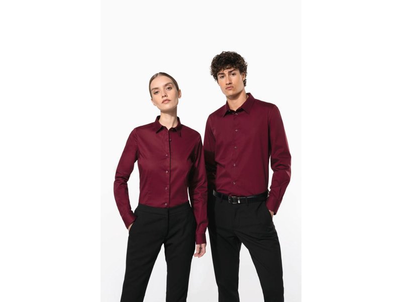 Kariban Dames stretch blouse lange mouwen Kariban Dames stretch blouse lange mouwen