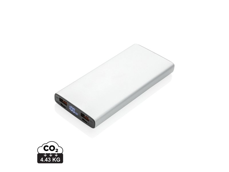 Aluminium 18W 10.000 mAh PD Powerbank Aluminium 18W 10.000 mAh PD Powerbank