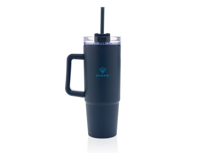 Tana Gerecyclede Plastic Tumbler met Handvat 900 ml - Duurzame Drinkfles | Totziens Promotions Tana Gerecyclede Plastic Tumbler met Handvat 900 ml - Duurzame Drinkfles | Totziens Promotions