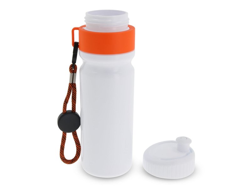 Sportfles met rand en koord 750ml Sportfles met rand en koord 750ml
