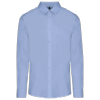 Kariban Herenoverhemd in popeline met lange mouwen