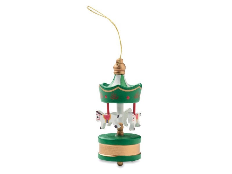 Houten carrousel ornament