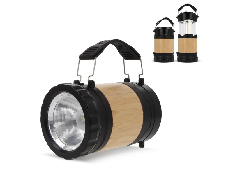 ABS & Bamboe Lamp & Zaklamp