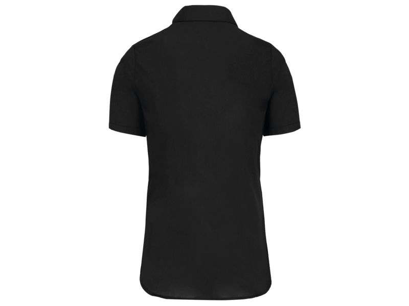 Kariban Dames Poplin Blouse Korte Mouwen