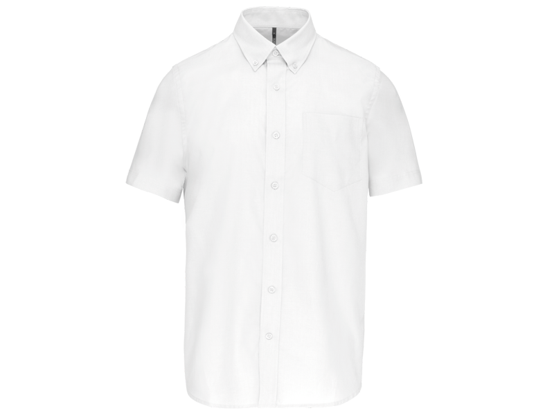 Kariban Heren oxford overhemd korte mouwen