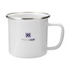 Retro Silver Emaille Mug mok