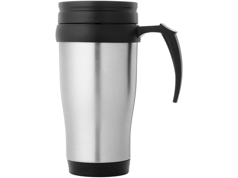 Handige thermosbeker met handvat, snel met eigen logo leverbaar Handige thermosbeker met handvat, snel met eigen logo leverbaar