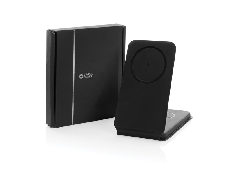 Swiss Peak RCS rPU 15W 3 in 1 magnetische draadloze oplader Swiss Peak RCS rPU 15W 3 in 1 magnetische draadloze oplader