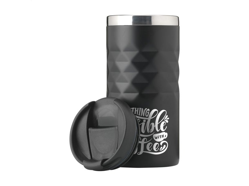 Geometric Mug RCS Recycled Steel 280 ml thermosbeker Geometric Mug RCS Recycled Steel 280 ml thermosbeker