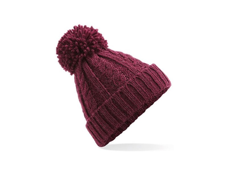 Beechfield - Cable Knit Melange Beanie Beechfield - Cable Knit Melange Beanie