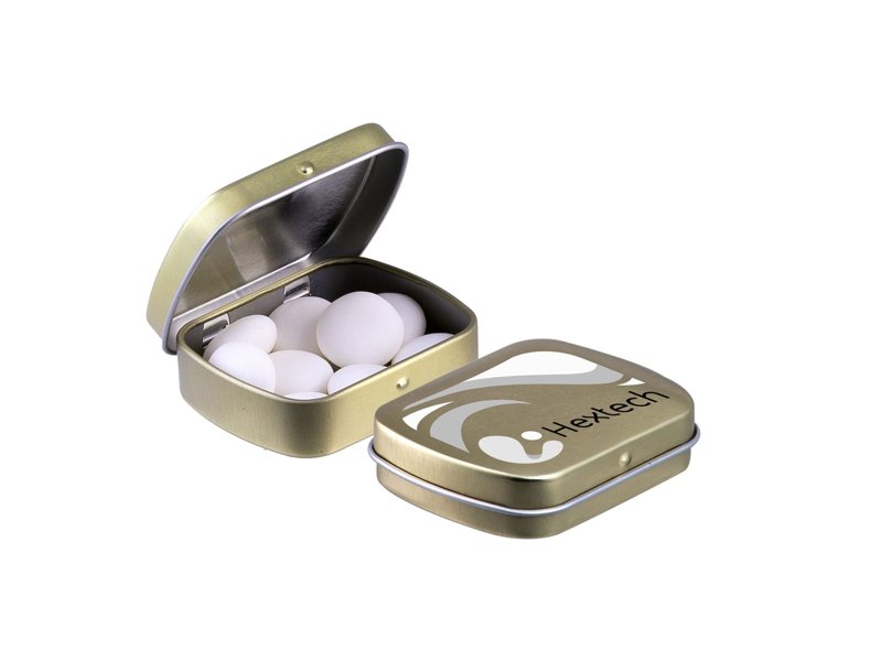 Mini scharnierblikje Mentos