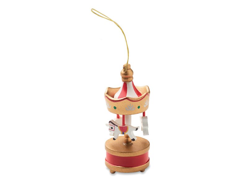 Houten carrousel ornament