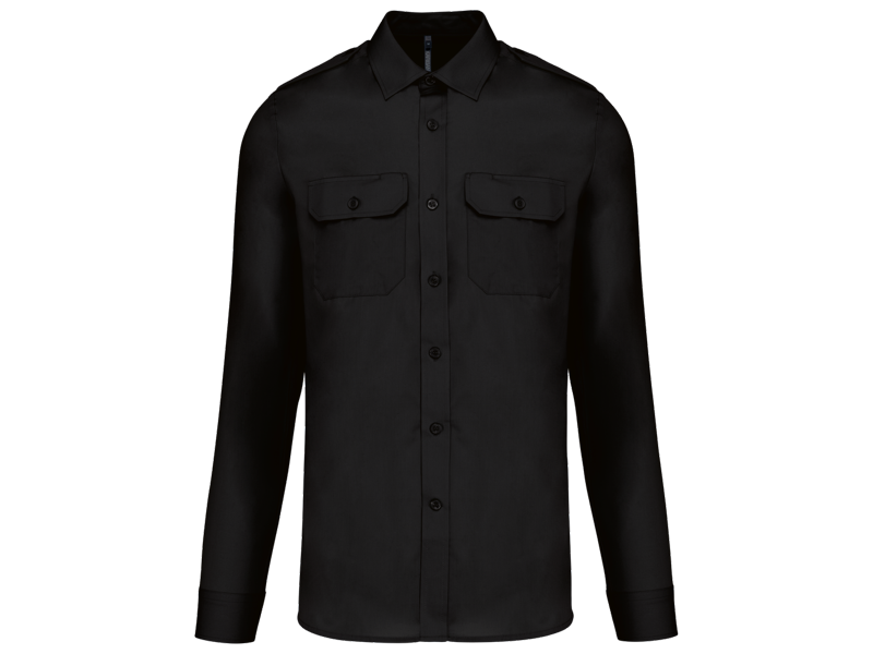 Kariban Herenpilootoverhemd lange mouwen Kariban Herenpilootoverhemd lange mouwen