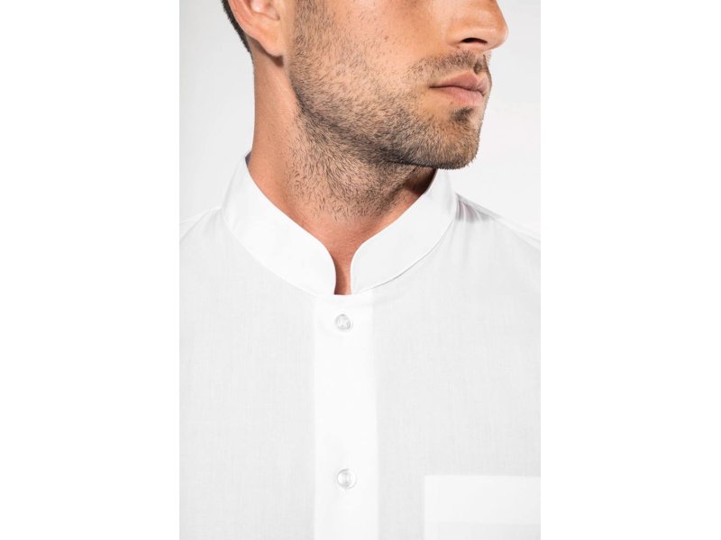 Kariban Herenoverhemd met "Mao" kraag lange mouwen Kariban Herenoverhemd met "Mao" kraag lange mouwen